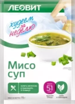 Леовит - Суп Мисо, 15 г