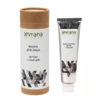 Levrana - Маска для лица с сажей японского дуба "Детокс", 50 мл