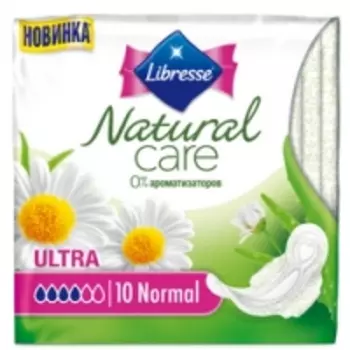 Libresse Natural Care Ultra Normal - Прокладки гигиенические, 10 шт