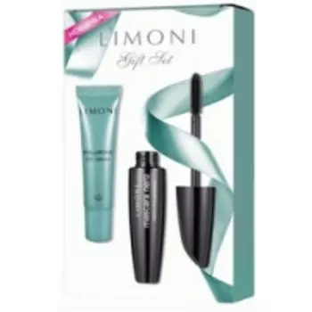 Limoni Gift Set Mascara Nero - Косметический набор тушь и крем для век с гиалуроновой кислотой