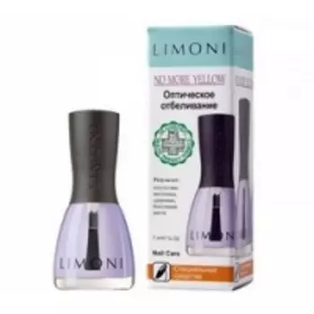 Limoni Nail Care No More Yellow - Средство для оптического отбеливания для ногтей, в коробке, 7 мл