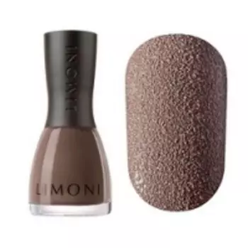 Limoni Sandy Beach - Лак для ногтей с фактурой песка тон 764, коричневый, 7 мл
