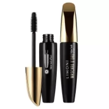 Limoni - Тушь с эффектом накладных ресниц Mascara D'oro черная, 12 г