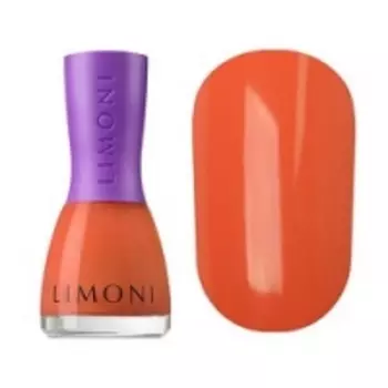Limoni Vinyl Collection - Лак для ногтей устойчивый тон 831, оранжевый, 7 мл