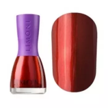 Limoni Vinyl Collection - Лак для ногтей устойчивый тон 819, красный, 7 мл