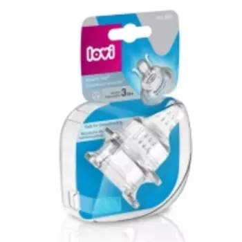 Lovi - Соска Lovi динамическая переменный поток 2 шт