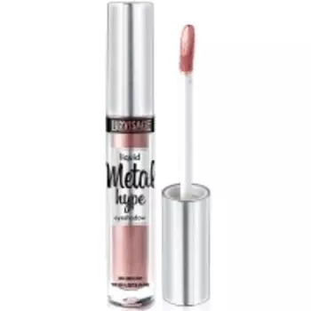 Luxvisage - Сияющие жидкие тени для век Metal Hype, тон 3 розовый жемчуг, 3,8 г