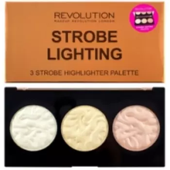 Makeup Revolution Highlighter Palette Strobe Lighting - Палетка хайлайтеров