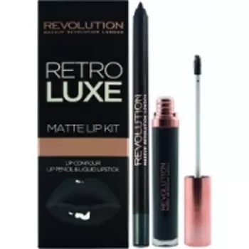Makeup Revolution Retro Luxe Kits Matte Magnificent - Набор для макияжа губ