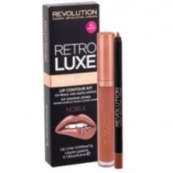 Makeup Revolution Retro Luxe Kits Matte Noble - Набор для макияжа губ