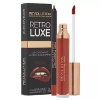 Makeup Revolution Retro Luxe Kits Matte Regal - Набор для макияжа губ