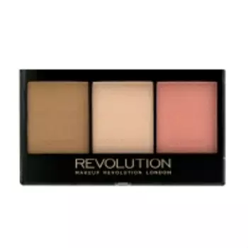 Makeup Revolution Ultra Sculp and Contour Kit Ultra Fair C01 - Палетка для скульптурирования лица, 11 г
