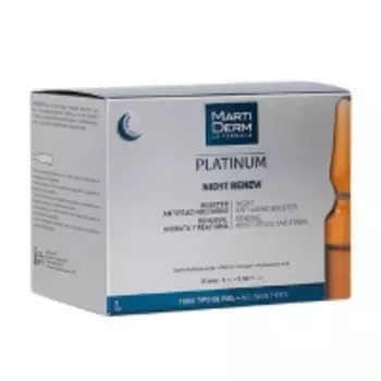 Martiderm Platinum - Ампулы «Ночное восстановление», 30 х 2 мл