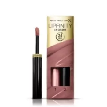 Max Factor Lipfinity Essential Brown - Стойкая губная помада и увлажняющий блеск, тон 350, 2,3 мл