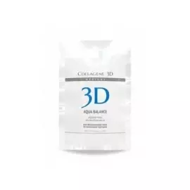 Medical Collagene 3D Aqua Balance - Альгинатная маска для обезвоженной кожи со сниженным тургором, 30 г