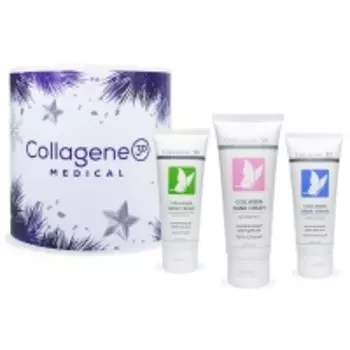 Medical Collagene 3D Ideal Body - Подарочный набор “Эстетика рук” (Защитный крем для рук, 75 мл + Питательный крем для рук, 75 мл + Увлажняющий крем для рук, 75 мл)