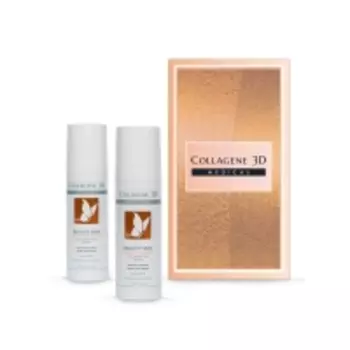 Medical Collagene 3D - Подарочный набор "Сияние красоты": Крем для лица с витаминным комплексом Дневной, 30 мл + Крем для лица с витаминным комплеком Ночной, 30 мл