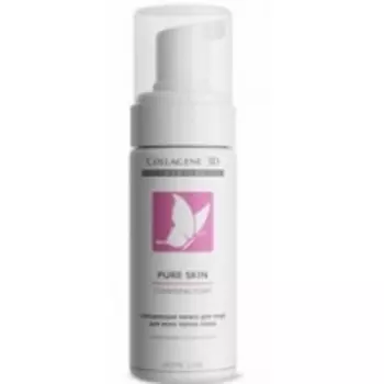 Medical Collagene 3D Pure Skin - Очищающая пенка для всех типов кожи, 160 мл