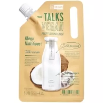 Missha - Кремовая маска-энерджайзер Mega Nutritious с экстрактами нони и кокоса, 10 г