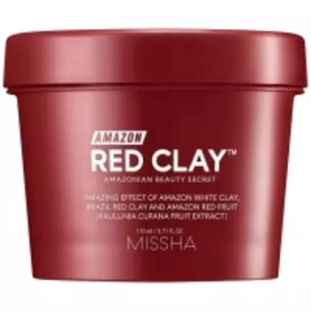 Missha - Очищающая маска с амазонской красной глиной для лица, 110 мл
