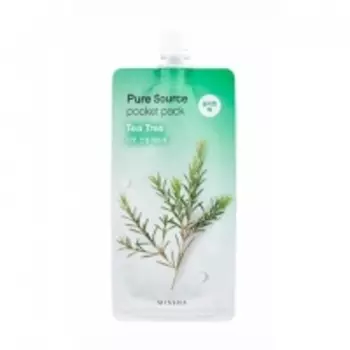 Missha - Увлажняющая маска для лица Pure Source Pocket Pack Tea Tree, 10 мл