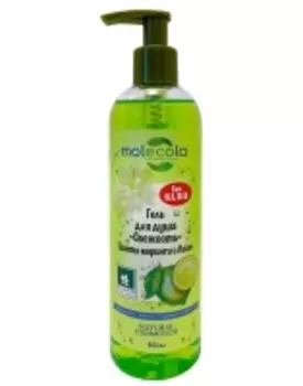 Molecola - Гель для душа «Свежесть» с цветами моринги и лаймом, 400 мл