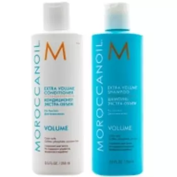 Moroccanoil - Набор "Экстра объем" для волос: кондиционер 250 мл + шампунь 250 мл