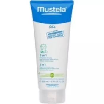 Mustela Bebe - Гель-шампунь для головы и тела 2в1, 200 мл