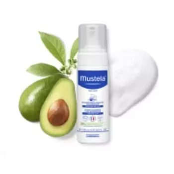 Mustela - Шампунь-пенка от молочных корочек для новорожденных, 150 мл