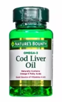 Nature's Bounty - Жир печени норвежской трески 100 капсул