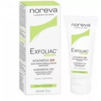 Noreva Exfoliac Acnomega 200 matifying care - Крем 200, 30мл
