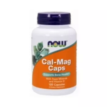Now Foods Cal-Mag-Caps - Для обеспечения нормального функционирования мышц и предотвращения возникновения судорог и спазмов, 120 капсул