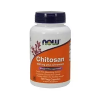Now Foods Chitosan -Для снижения и всасывания жиров, 120 капсул