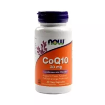 Now Foods CoQ10 - Для нормализации работы сердечно-сосудистой системы, 60 капсул
