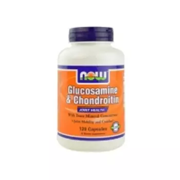 Now Foods Glucosamine &amp; Chondroitin - Для профилактики и лечения артритов,артрозов и суставов, 120 капсул