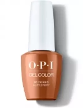O.P.I Gel Color - Гель-лак для ногтей, тон My Italian is a Little Rusty, 15 мл