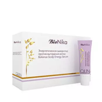 Ollin BioNika Balance Scalp Energy Serum - Энергетическая сыворотка от выпадения волос 10*15 мл