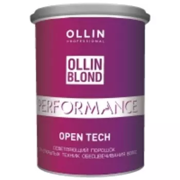 Ollin Professional Blond Performance Open Tech - Осветляющий порошок для открытых техник обесцвечивания волос, 500 г