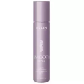 Ollin Smooth Hair Thermal protection smoothing spray - Спрей термозащитный разглаживающий, 120 мл