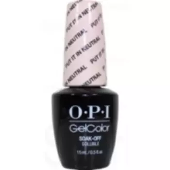 OPI Gelcolor Put It In Neutral - Гель-лак, 15 мл.
