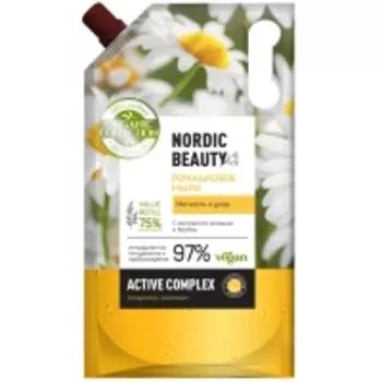 Organic Collection - Ромашковое мыло "Мягкость и уход" с экстрактом ромашки и березы, 1000 мл