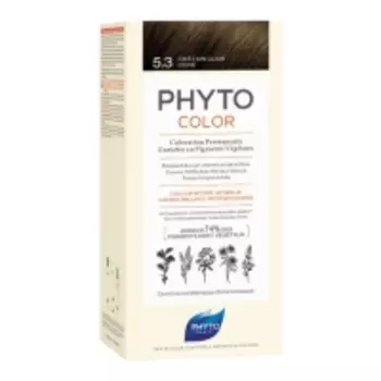 Phyto Color - Краска для волос Светлый золотистый шатен, оттенок 5.3, 1 шт