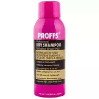 Proffs Dry Shampoo - Шампунь для темных волос, Сухое очищение 3 в 1, 150 мл