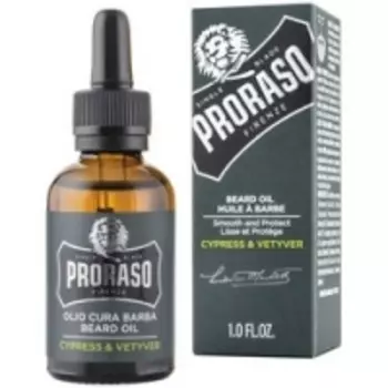 Proraso Cypress &amp; Vetyver Beard Oil - Масло для бороды, 30 мл