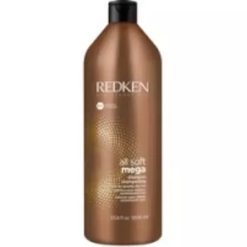 Redken All Soft Mega Shampoo - Шампунь для очень сухих и жестких волос, 1000 мл