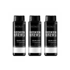 Redken Brews - Камуфляж седины Brews Color Camo, 4NA СРЕДНИЙ ПЕПЕЛЬНЫЙ, 3*60 мл