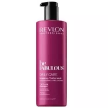 Revlon Professional Be Fabulous C.R.E.A.M. Shampoo - Очищающий шампунь для нормальных, густых волос, 1000 мл