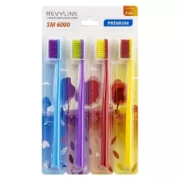 Revyline - Набор зубных щеток SM6000, 4 шт