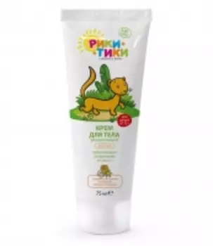 Рики Тики - Крем для тела детский увлажняющий, 75 мл