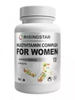 Risingstar - Поливитаминный минеральный комплекс В-Мин для женщин 1000 мг, 60 капсул